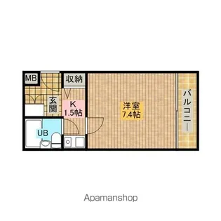 ドミールタチバナ五月町Ⅱ【303号室】の間取り