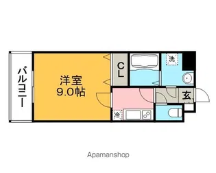 ヴィラコートはなみづき【301号室】の間取り
