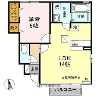 レーベンハイム III【1階】の間取り