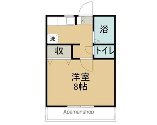1Kの間取り画像