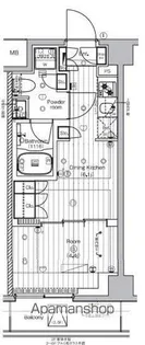 PREMIUM CUBE 王子神谷【6階】の間取り