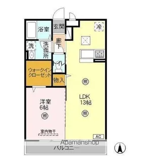 LARCHE(ラルシュ)【1階】の間取り