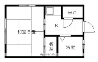サンハイツ大江田【5号室】の間取り