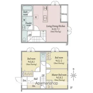 WINDSOR COURT【1階】の間取り