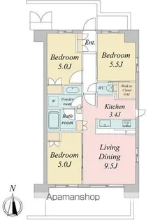 トラープランド蒼麗館【1階】の間取り