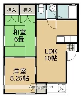 M’S古庄【1階】の間取り