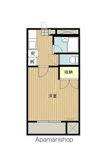 フィフスアベニュー D【111号室】の間取り