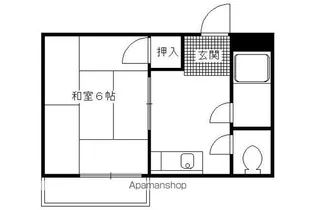 マンション皆栄【103号室】の間取り