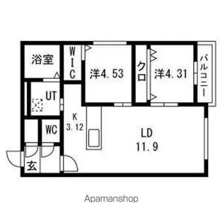 AYA 23【3階】の間取り