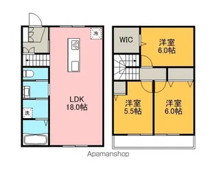 ノーブル.M【1階】の間取り