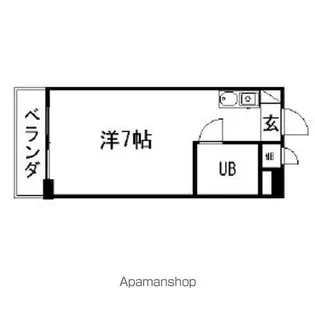 パリーマンション【6階】の間取り