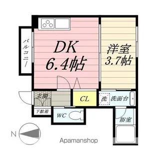 ヴィオラハイツⅡ【101号室】の間取り