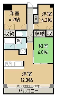 ハイランドテラス【403号室】の間取り