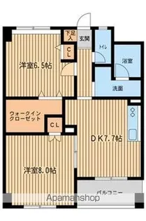 カルムー町田【3階】の間取り