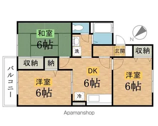 グランシャリオ【1階】の間取り