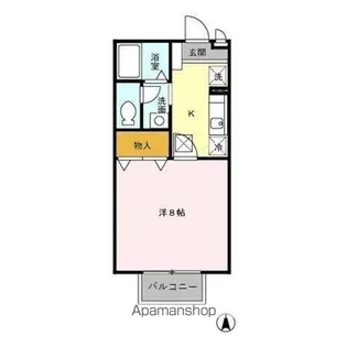 ゴウ.ハイム【2階】の間取り