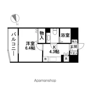 アール押切 【旧 アールコーヴ押切】【3階】の間取り