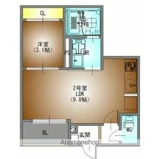 REGALEST黄金【2階】の間取り