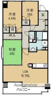サーパス東吉野【206号室】の間取り