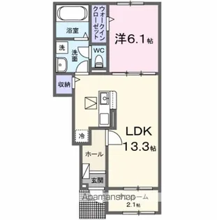 リトルノ【1階】の間取り