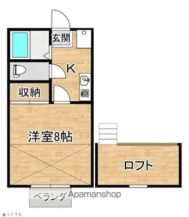 アルティームD【2階】の間取り