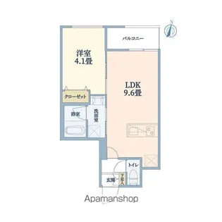 ウェルスクエア豊中本町【1階】の間取り