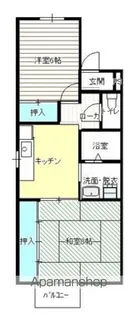 ハピネスⅠ【2階】の間取り