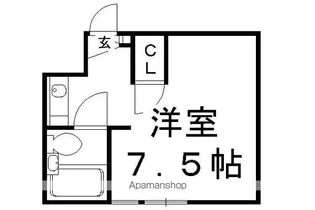 エイコンズハウス【D-2号室】の間取り