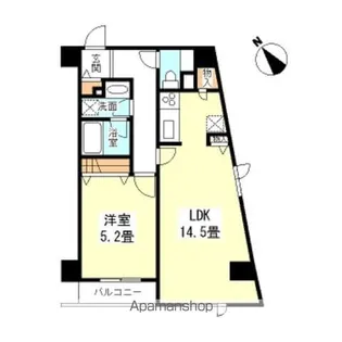 TKフラッツ渋谷【10階】の間取り