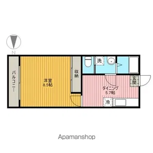 豊陽ビル【1階】の間取り
