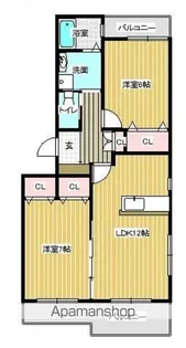 F・RESIDENCE【1階】の間取り