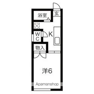 メゾンイトウ【103号室】の間取り