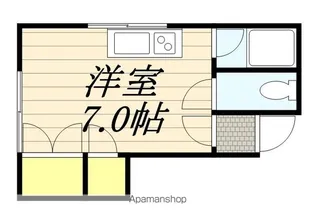 KGハウス【202号室】の間取り