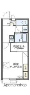 レオパレス加茂【209号室】の間取り