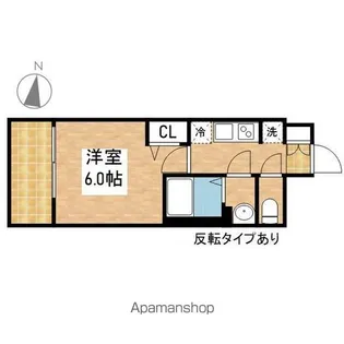 プレサンスSAKAEフロント【2階】の間取り