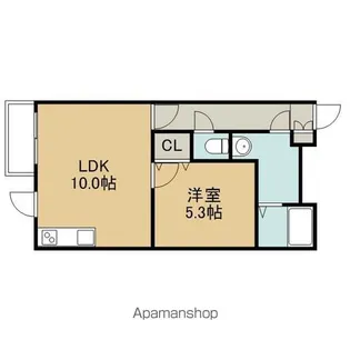 WHISTLER(ウィスラー)【4階】の間取り