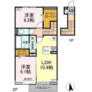 サンマールG【2階】の間取り