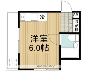 インターナショナル阿佐ヶ谷【103号室】の間取り