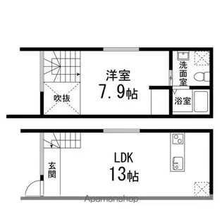 LA MAISON NOIRE(ラ・メゾンノアール)【G号室】の間取り