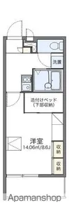レオパレス秀【2階】の間取り