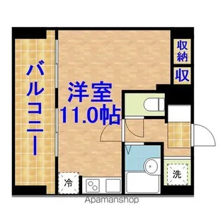 柾木マンションウエスト【702号室】の間取り