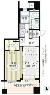アパガーデンズ新宿戸山公園【1階】の間取り