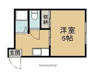 クリスタル夏月【202号室】の間取り