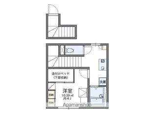 レオパレスノーブル【203号室】の間取り