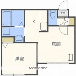 ブランノワール本郷通【3階】の間取り