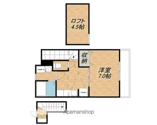 1Kの間取り画像