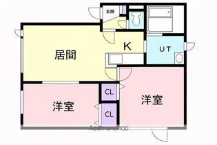 アラモード【1階】の間取り