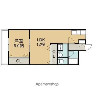 大脇ビル【3階】の間取り
