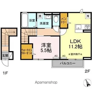 URBAN OMACHI【1階】の間取り