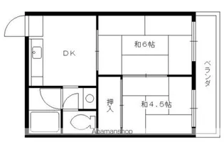 スイートム中村【205号室】の間取り